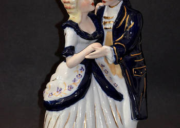 Porcelana Roceram Para tańcząca sygnowana do kolekcji, 30cm Porcelana Roceram Para tańcząca sygnowana do kolekcji, 30cm