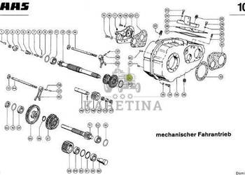 Claas Dominator 96 Skrzynia Biegów 0006094651 00 0609 465 1 0000791091 000…
