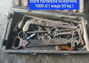 Stare narzędzia ślusarskie 50 kg