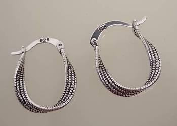 Kolczyki klasyczne 925 srebro