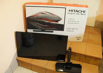Telewizor LCD 32 cale Hitachi używany kupiony w 2021 r.