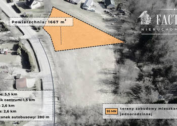 Działka budowlana 16,67 ara w Bieśniku 1186S/2026