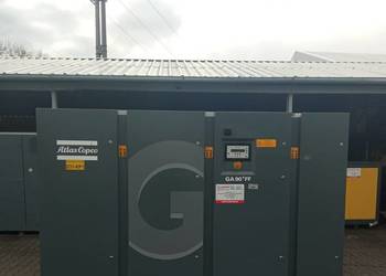 Sprężarka śrubowa,kompresor Atlas Copco GA 90FF plus,90 KW,S014219