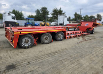 Naczepa niskopodwoziowa NICOLAS B4763D (ładowność 41 100 kg, DMC 63 t)