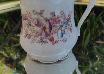 SECESYJNY MLECZNIK RELIEFY I KWIATY