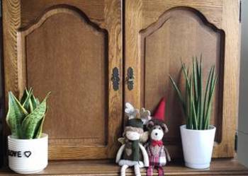 Zestaw mebli dębowych- modułowych z Dobrodzienia