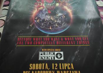 Plakat Guns n' Roses, duzy ok. 1.75m x 1.2m Plakat Guns n' Roses, duzy ok. 1.75m x 1.2m