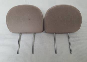 ZAGŁÓWKI ZAGŁÓWEK 2x PRZÓD ZESTAW HEADRESTS SET FRONT BEIGE CLOTH ROVER 75