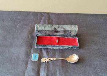 Łyżeczka z metalu srebrzonego