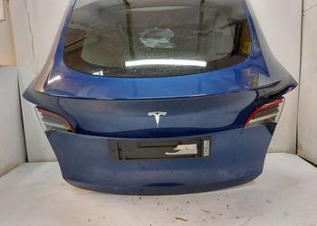 TESLA MODEL Y 2024r KLAPA BAGAŹNIKA KOMPLETNA NIEBIESKI PPSB 