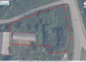 Działka z MPZP 1745 m² z halą do adaptacji,Królewo