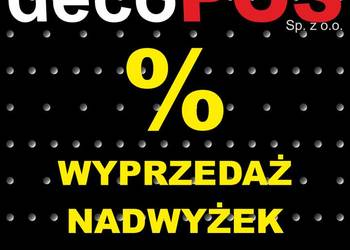 Hak pojedynczy wysięgnikiem 250mm 25cm zawieszka regałowy sklepowy NOWY FV