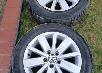 Alufelgi VW 16 cali 3AA 601 025 + 3 opony 215/55 R16