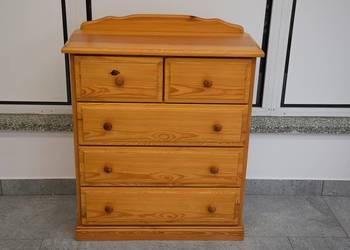 komoda z drewna sosnowego - jak nowa