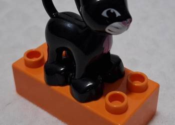 Figurka czarny kot, kotek, 4,7cm, klocki kompatybilne z Lego (Zabawka)