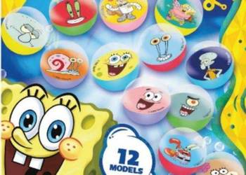 Zasyp do automatów: SPONGEBOB BOUNCING BALLS – 32mm (100 szt.)