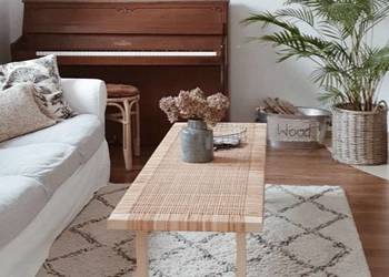 Ława stolik Ikea Stockholm 2017 rattan