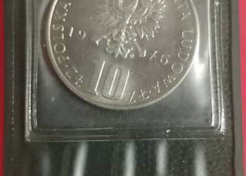 Moneta 10 zł B. Prus 1976 mennicza