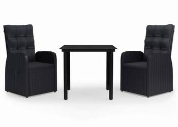vidaXL 3-cz. zestaw mebli ogrodowych z poduszkami(SKU:3099479SKU:3099479)
