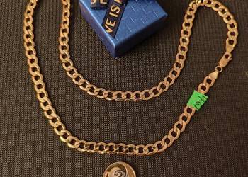 Złoty łańcuszek -splot" Pancerka"