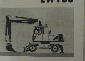 dtr instrukcja obsługi koparka volvo ew 160 i inne