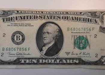 10 dolarów usa 1969
