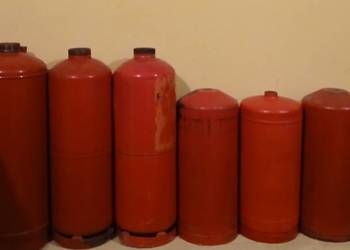 Zbiornik metalowy pusty 12 l - do przerobienia