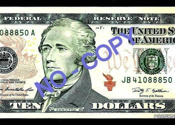 10 Dollar USA 2009 - UNC - Stan Bankowy