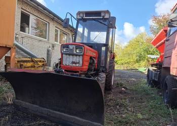 Ciągnik YANMAR YM1610 D wraz z pługiem i piaskarką