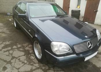 MERCEDES S 600 COUPE 1996R AUTOMAT NAVI SKÓRA WEBASTO