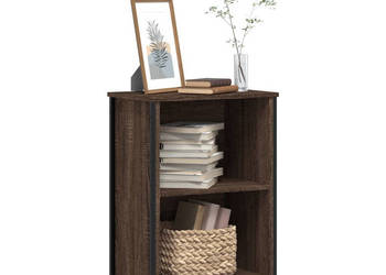 Regał brązowy dąb 50x31x745 cm materiał drewnopochodny WM-848603