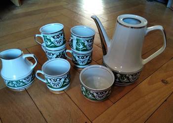 Porcelana Chodzież 1943 komplet kawowy, serwis