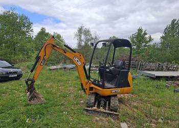 Minikoparka JCB 8016 2014r zestaw z lawetą