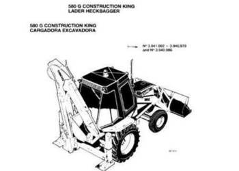 CASE 580 G katalog części wysyłka !