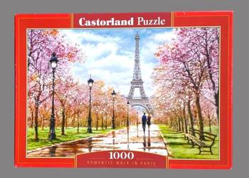 Castorland puzzle spacer w paryżu 1000 elementów