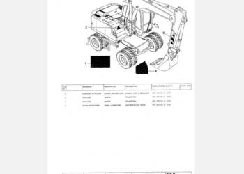 ATLAS 1404m, 1200 koparki katalog części
