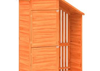 vidaXL Ogrodowa szopa na narzędzia, brązowa, 120x53,5x170 cm(SKU:172246)