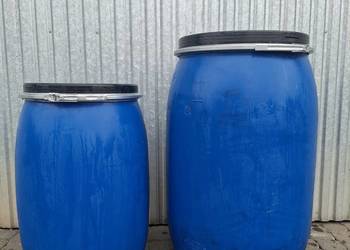 Beczki plastikowe 100 litrów, 200 litrów
