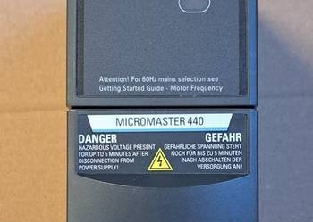 Falownik Siemens  Micromaster 440 0.37kW NOWY