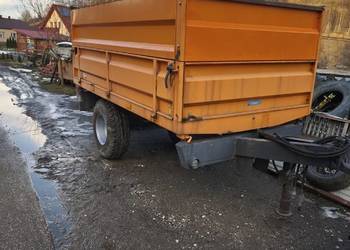 Przyczepy jednoosiowa 3 storny wywrot