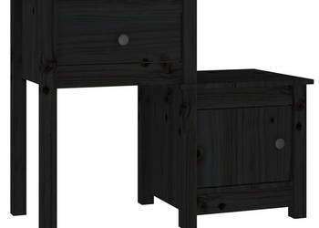 Szafka nocna 795x38x655 cm lite drewno sosnowe WM-814547