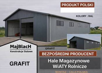 Wiata Rolnicza - HALA | Garaż Blaszany | Magazyn | PRODUCENT Maj-BlacH
