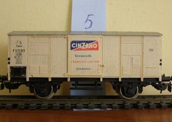 Kolejka , wagon towarowy Nr.5 H0 Piko