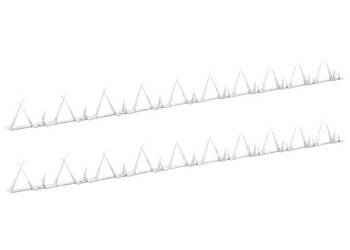 vidaXL Kolce ochronne, 2 szt., stalowe, 1 m(SKU:144565)