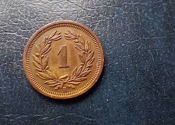 Stare monety 1 rappen 1919 Szwajcaria