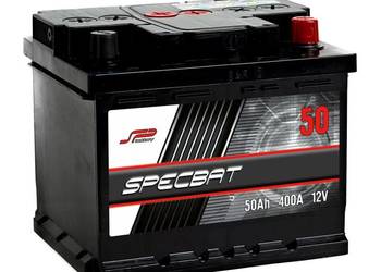 Akumulator 50Ah 400A P+ SPECBAT  || Gliwice, Toszecka 11