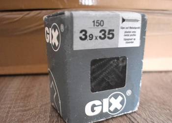 Wkręt do metalu 3.9 x 3,5 mm GIX-A czarne fosforowane - 150 sztuk
