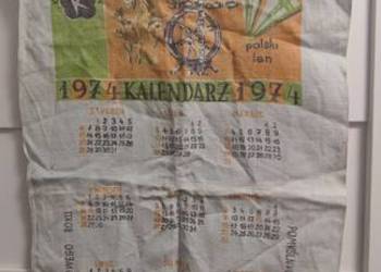 Liana pamiątka tkanina Krosnolen 1974