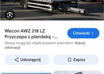Zlecę transport przyczepy plandeki