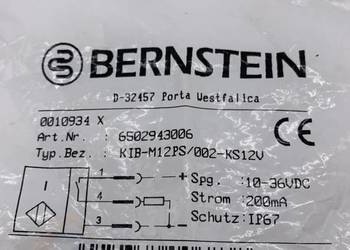 Benstein KIB-M12PS/002-KS12V 6502943006 Czujnik indukyjny